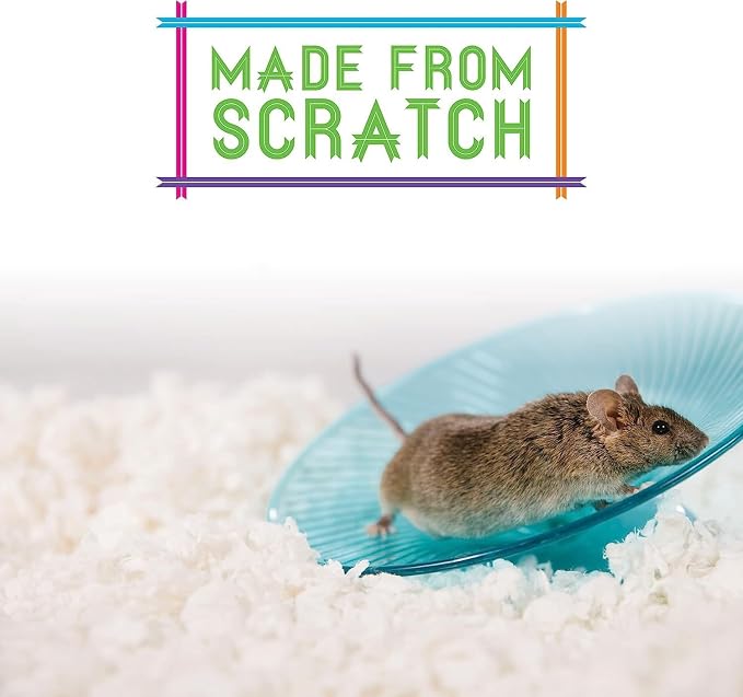 Carefresh White Natural Paper Small Pet Bedding, Odor Control 50L | 2X more absorbent, 99% dust free, odor control, Biodegradable and compostable, For hamsters, rabbits and guinea pigs