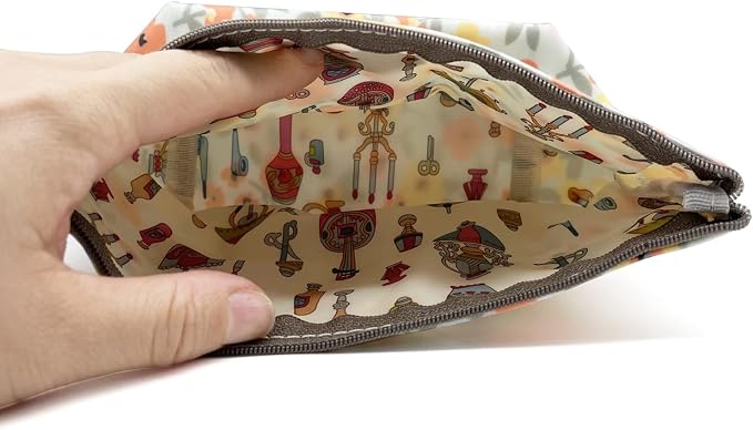 Hunger Floral Print Makeup Cosmetic Bag Carry Case, 14 Patterns (P1141709)