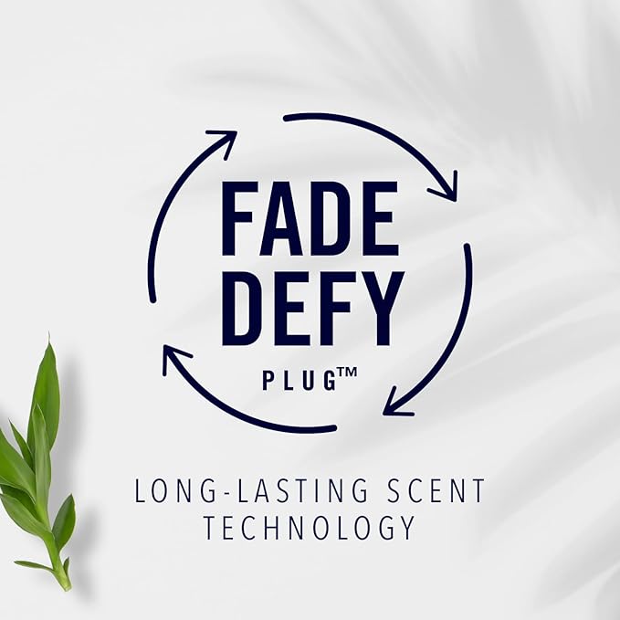 Febreze LIGHT Fade Defy PLUG Air Freshener, Bamboo, (2) .87 fl. oz. Oil Refill