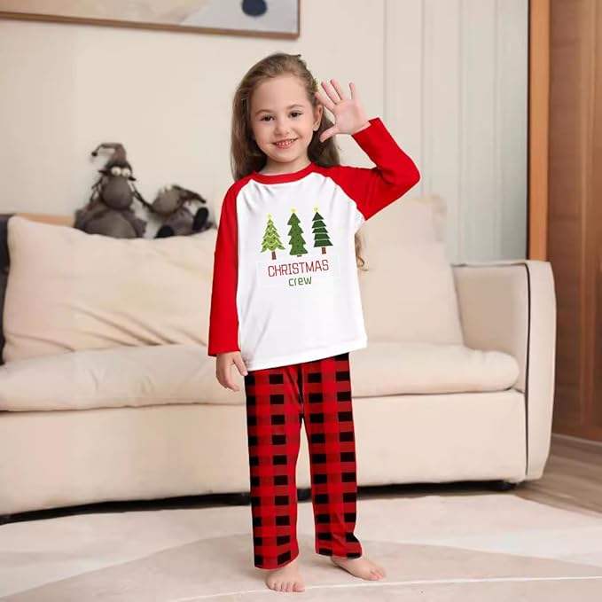 TEERAPHIQUE Christmas Pajamas for Family,Family Holiday Pajamas Matching Sets,Xmas Jammies for Couples