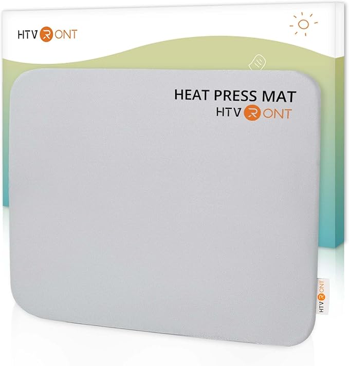 HTVRONT Heat Press Mat - Heat Press Pad 16"x20" for Craft Vinyl Ironing Insulation Transfer, Double Sides Applicable Heat Mat for Heat Press Machines