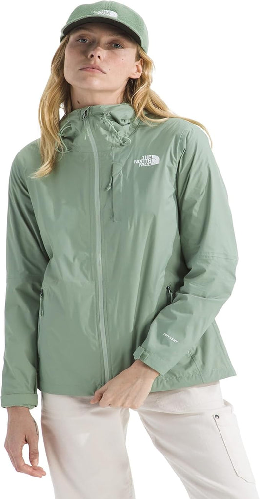 THE NORTH FACE Women's Alta Vista Rain Jacket | 3 Piece Hood With Adjustable Cinch-cord, Waterproof, Breathable