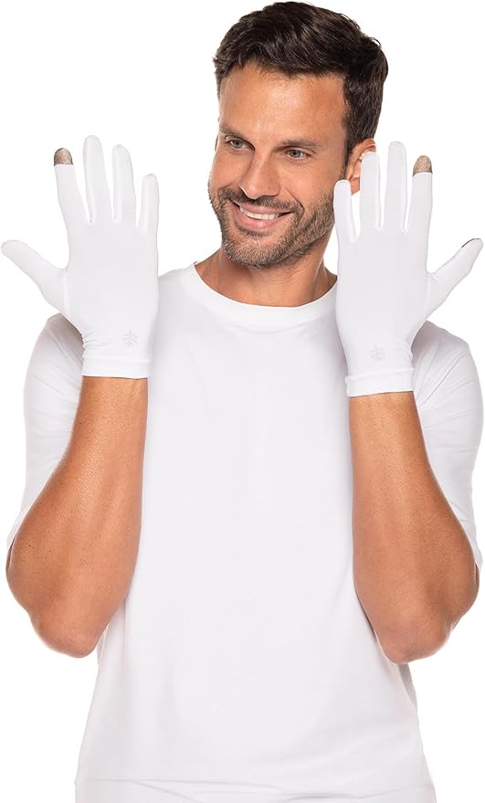 Coolibar Full Finger UV Sun Gloves - UPF 50+ Sun Protection - Gannett