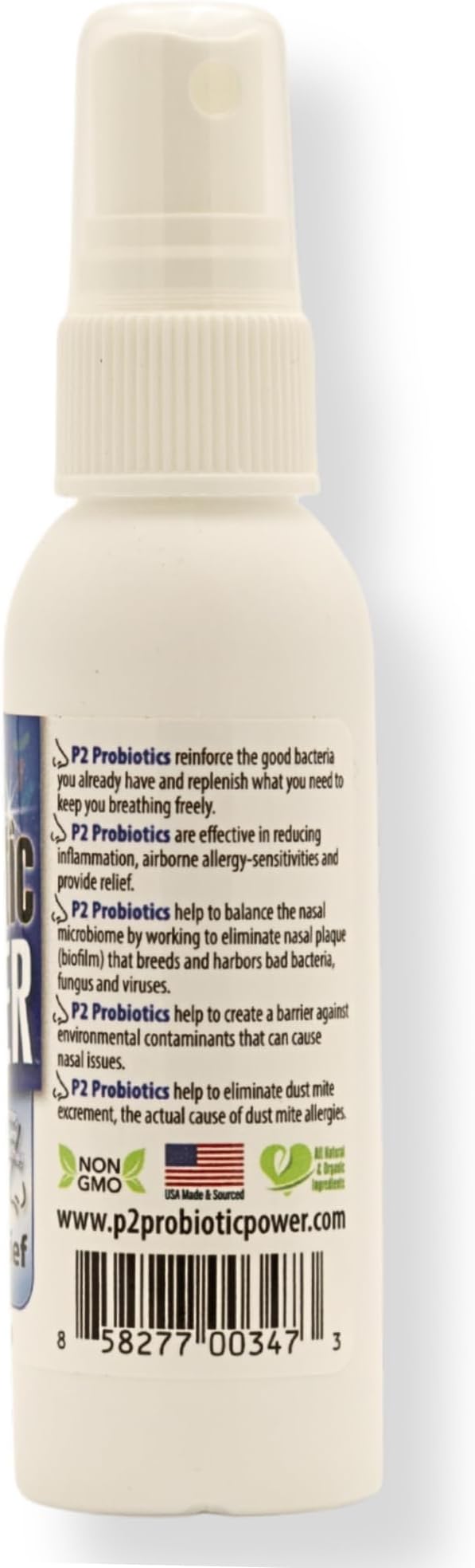 Allergy Asthma Sinus Relief Spray - Nasal Friendly Room Mist, Dust Mite, Pet Dander & Mold Spray, Eco-Friendly, Furniture, Fabrics, Bedding, Vents – 2 oz