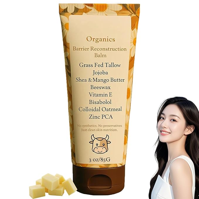 MUNIP Belano Tallow Glow Balm,Belano Tallow Barrier Reconstruction Balm,with Organics Tallow and Colloidal Oatmeal,Deeply Nourish and Repair the Skin (1)