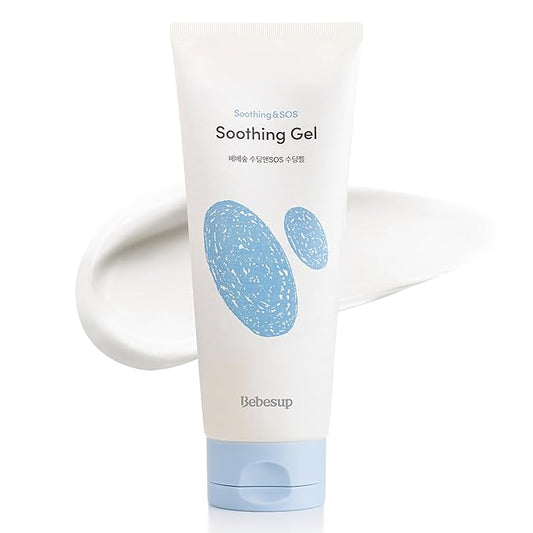 BEBESUP- Instant - Cooling Relief Baby Soothing Gel | Korean Skincare for Sensitive & Atopic Skin 3-Sec Cooling Effect Clinically Tested Hypoallergenic Dermatologist Approved 6.76 fl oz