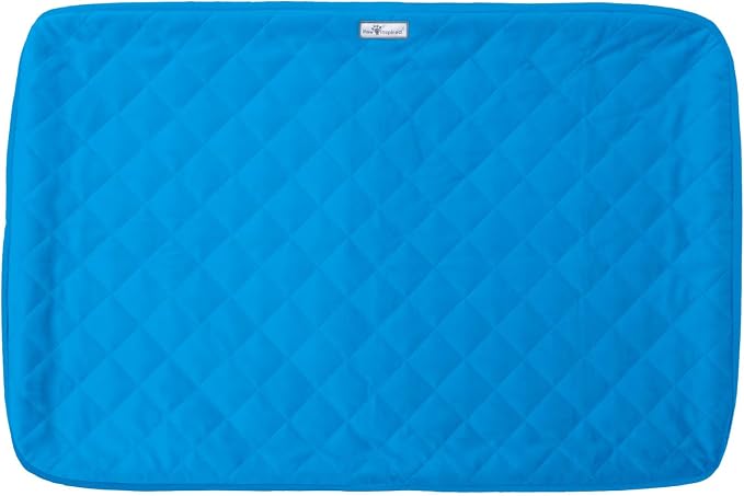 Paw Inspired Fitted Fleece Bottom Pan Liner for Critter Nation Cage, Blue | Tray Cover for Ferret Nation/Critter Nation Cage, For Ferrets, Rats, Chinchillas, Hedgehogs, Small Animals, Pets