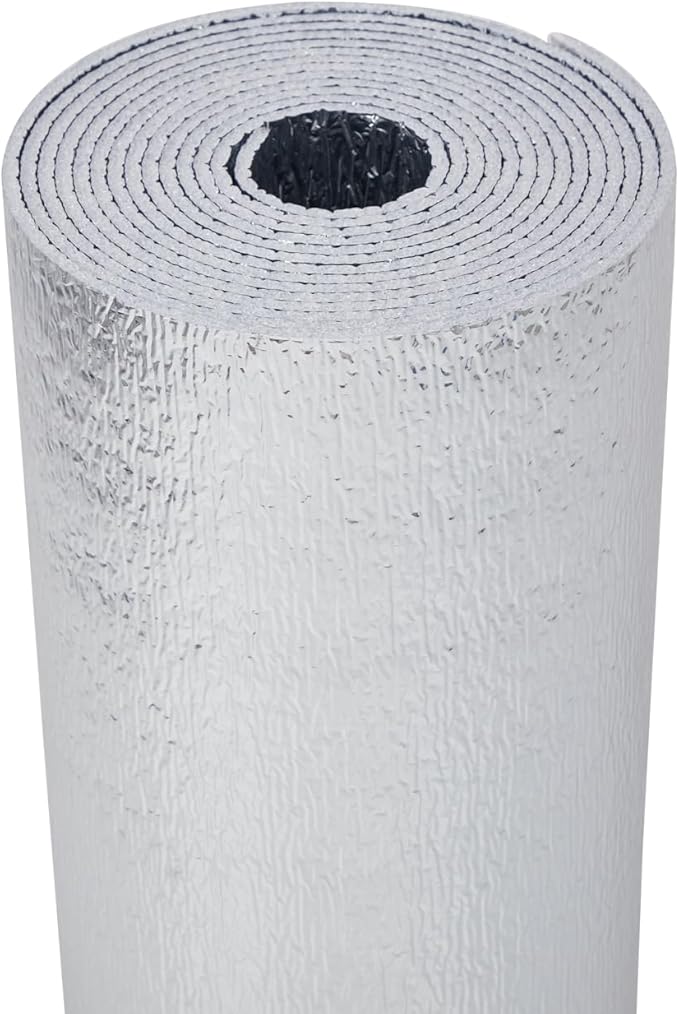 INSULATION MARKETPLACE SmartSHIELD -3mm 16inx10Ft ReflectiveINSULATION roll, Foam Core Radiant Barrier, ThermalINSULATION Shield - Engineered Foil