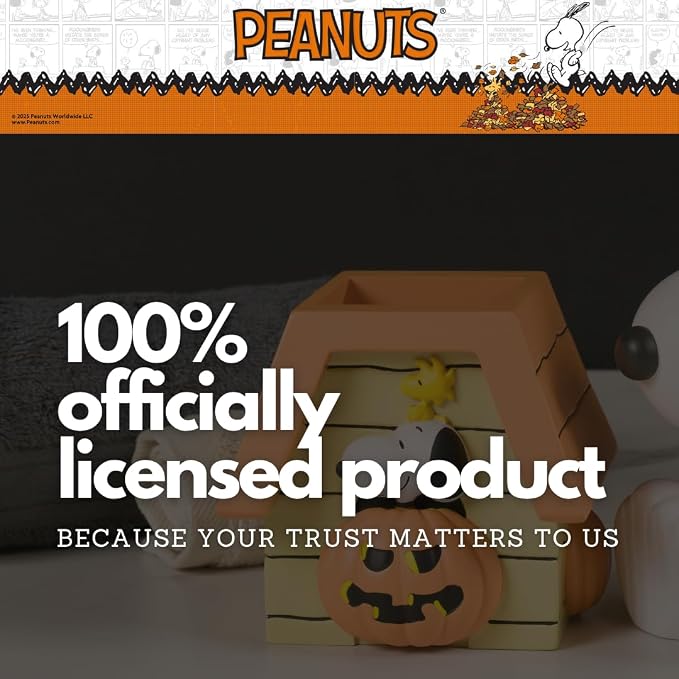 Peanuts Snoopy Toothbrush Holder - Makeup Brushes/Pens Tumbler, (Officially Licensed Product) by Franco