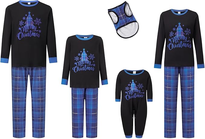 2024 Family Matching Pajamas Sets - Christmas Pjs Sleepwear Outfits for Holiday & Xmas Party