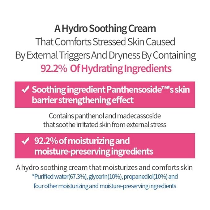 ETUDE SoonJung Hydro Barrier Cream Big Size 1+1 Set, Face Moisturizer for Sensitive Skin, 92.2% Hydrating Ingredients, Low pH Level 5.5, Dermatologically Tested, Korean Skin Care, Beauty (8.80 Fl Oz)