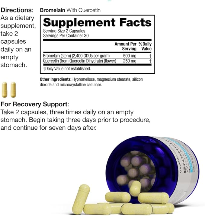 VitaMedica | Ultimate Recovery Bundle | Surgery Prep | Wound Healing | Supplements | Arnica K Oxide Cream | Hot Cold Packs | 30 Day Supply | Arnica Montana | Bromelain | Vitamin A | B Complex