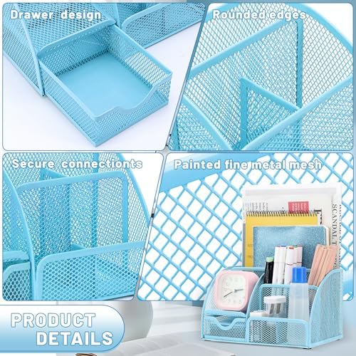13-in-1 Office Desk Organizer Set for Back to School Supplies Accessories