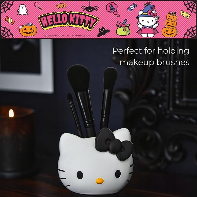Sanrio Hello Kitty Toothbrush Holder - Makeup Brushes/Pens Tumbler, (Official Peanuts Product) by Franco