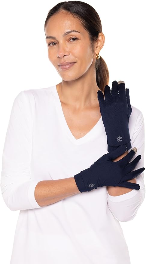 Coolibar Full Finger UV Sun Gloves - UPF 50+ Sun Protection - Gannett