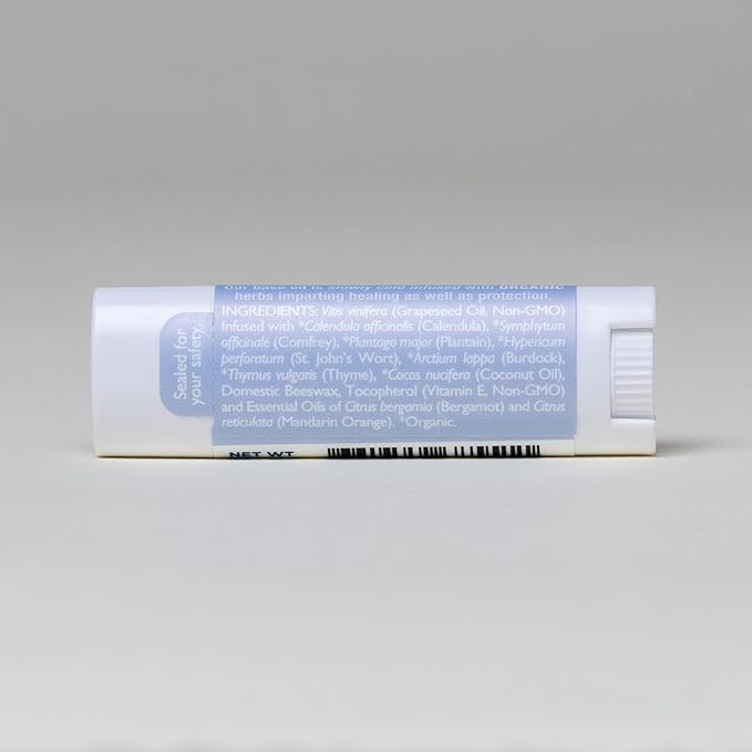 Therapeutic Intensive Lip Repair Treatment Balm 2 Pak For Dry and Cracked Lips - Natural Earl Grey Bergamot Essential Oil Scent, Herbal Infused, BPA, Paraben Free, Ora's Amazing Herbal
