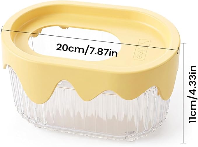 Small Animal Sand Bath Box – Dust Shower & Litter Tub for Hamsters | | Ergonomic Clear Bathing Container For Chinchilla, Dwarf Hamster, Gerbil, Guinea Pig & Hedgehog; Easy-Clean Toilet Tray