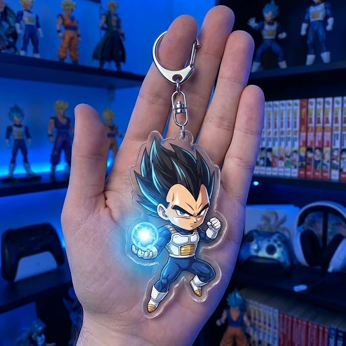 PumpCar Acrylic Keychain Double-Sided Charm Key Ring with Metal Clip Backpack Charm Bag and Car Key Accessory Collectible