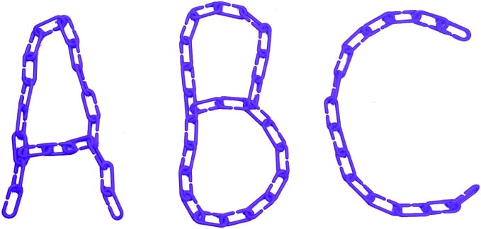 200Pcs Blue C-Clips Plastic Chain Links for Birds & Small Pets | Non-Toxic Safe & Durable. Chew-Resistant For Indoor/Outdoor. C-Clip Snaps Together Easily. Plastic Chain Toy For Small Pets