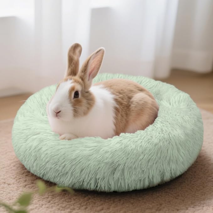 Bunny Bed Large Rabbit Hideout Soft & Comfortable | Small Animal Bedding, Cozy Bed Mat, Warm Hideaway, Cage Accessories for Guinea Pig