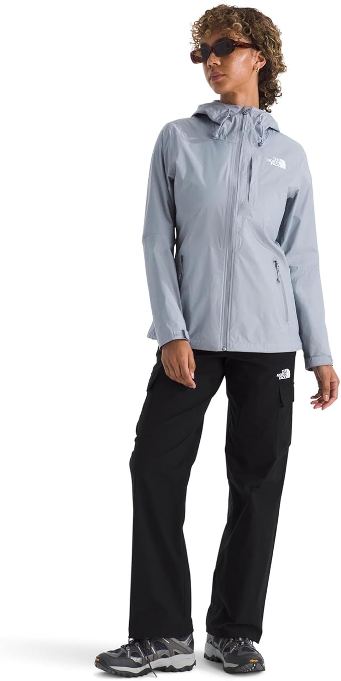 THE NORTH FACE Women's Alta Vista Rain Jacket | 3 Piece Hood With Adjustable Cinch-cord, Waterproof, Breathable