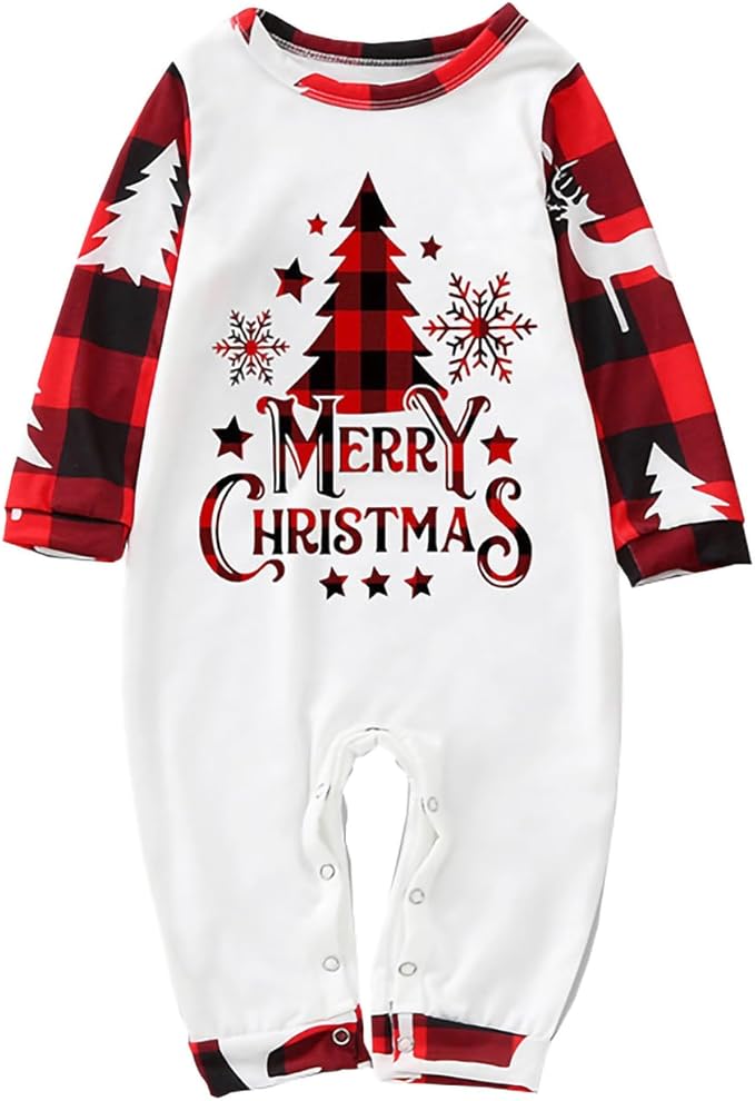 VS&LLWQ Christmas Pjs Family Set Matching Family Pajamas Christmas Family Pajamas Matching Sets Holiday Jammies Sleepwear