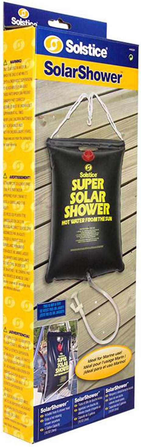 SWIMLINE HYDROTOOLS 40331 Super Solar Shower | Adjustable Hanging Hook | 3.75 Gallon Capacity Up To 100 Degrees | Environmentally Friendly | Outdoor Backyard Poolside Spa