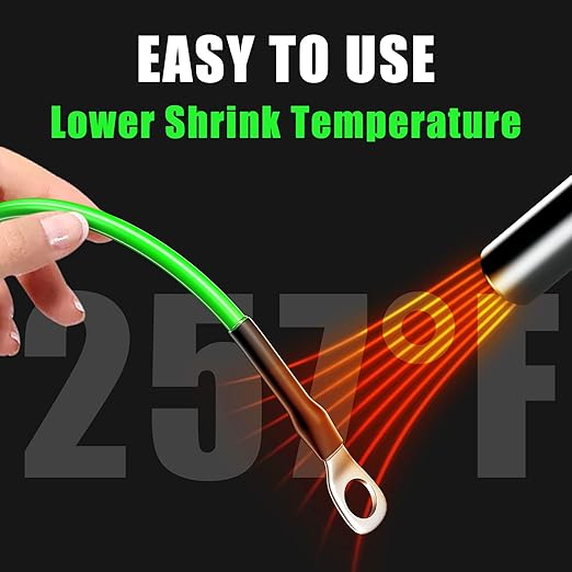 ELECFUN 1/4 Inch 16Ft Waterproof Heat Shrink Tubing Roll, 3:1 Marine Grade Adhesive Lined Heat Shrink Tube, Dual Wall Sealing Oil-Proof Wear-Resistant Wire Cable Wrap (8ft Black & 8ft Red)