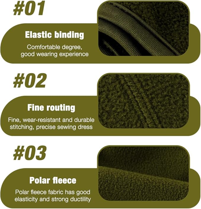 Ear Warmers Headband, Fleece Earmuffs Running Headband Winter Ear Covers Moisture Wicking Ski Sport Headband for Men & Women (19.2 inches, One Size, Cycling)