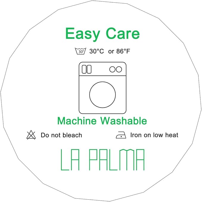 LA PALMA Thermal Insulated Blackout Darkening Grommet Living Room Curtains Window Drapes for Bedroom Pack of 2 Panels