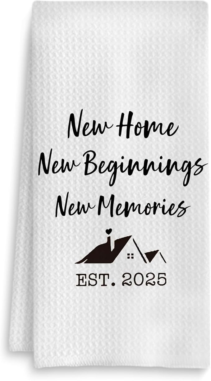 Housewarming Gifts Kitchen Towels, House Warming Gifts New Home House Apartment, New Home Gift Ideas, Gifts for New Homeowners, Housewarming Decorations 2025, 16x24 Inch