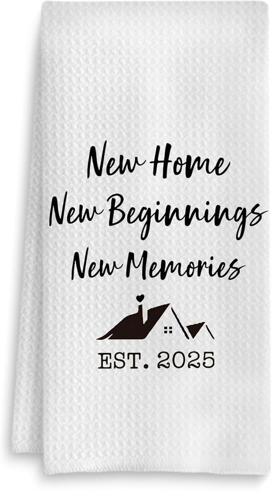 Housewarming Gifts Kitchen Towels, House Warming Gifts New Home House Apartment, New Home Gift Ideas, Gifts for New Homeowners, Housewarming Decorations 2025, 16x24 Inch
