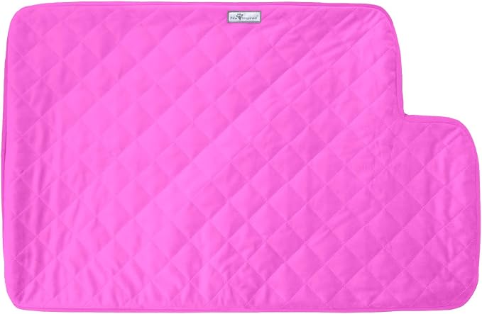 Paw Inspired Fitted Fleece Top Pan Liner for Critter Nation Cage, Pink | Tray Cover with Notch for Ferret Nation/Critter Nation Cage, For Ferrets, Rats, Chinchillas, Hedgehogs, Small Animals, Pets