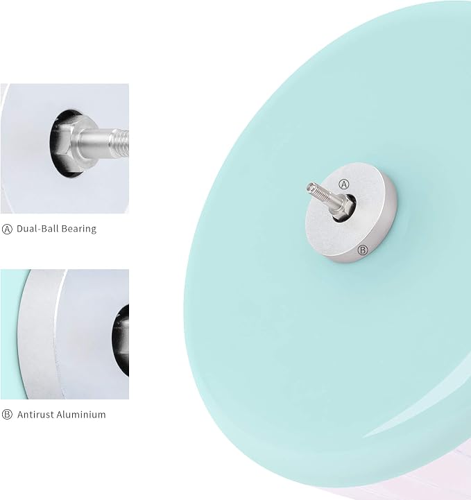 Niteangel Super-Silent Hamster Exercise Wheels: Quiet 10 inch Running Wheel | Can 10.6-13.4" Adjustable Height - No Bend Back Spinner Running for Dwarf Syrian Hamster Gerbils Mice Or Other Small Animal