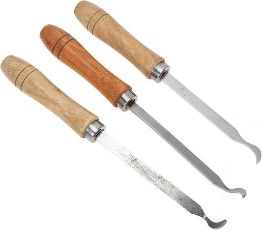 Milisten Range Hood Wind Wheel Scraper Set 3Pcs Kitchen Cleaning Tools with Ergonomic Handle for Stove Vent Grill Grease Removal