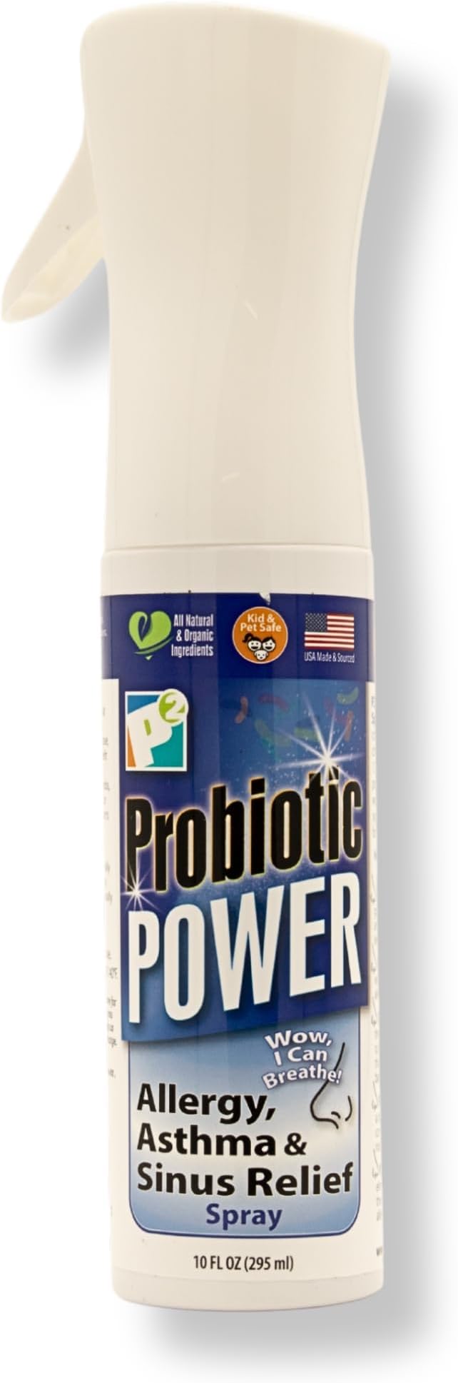 Allergy Asthma Sinus Relief Spray - Nasal Friendly Room Mist, Dust Mite, Pet Dander & Mold Spray, Eco-Friendly, Furniture, Fabrics, Bedding, Vents – 10 oz