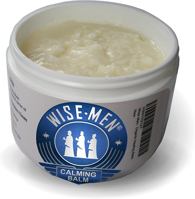 Wise Men Calm Balm - 4 fl oz. Natural Essential Oil Remedy Supports Relaxation and Aromatherapy (Pack of 2)