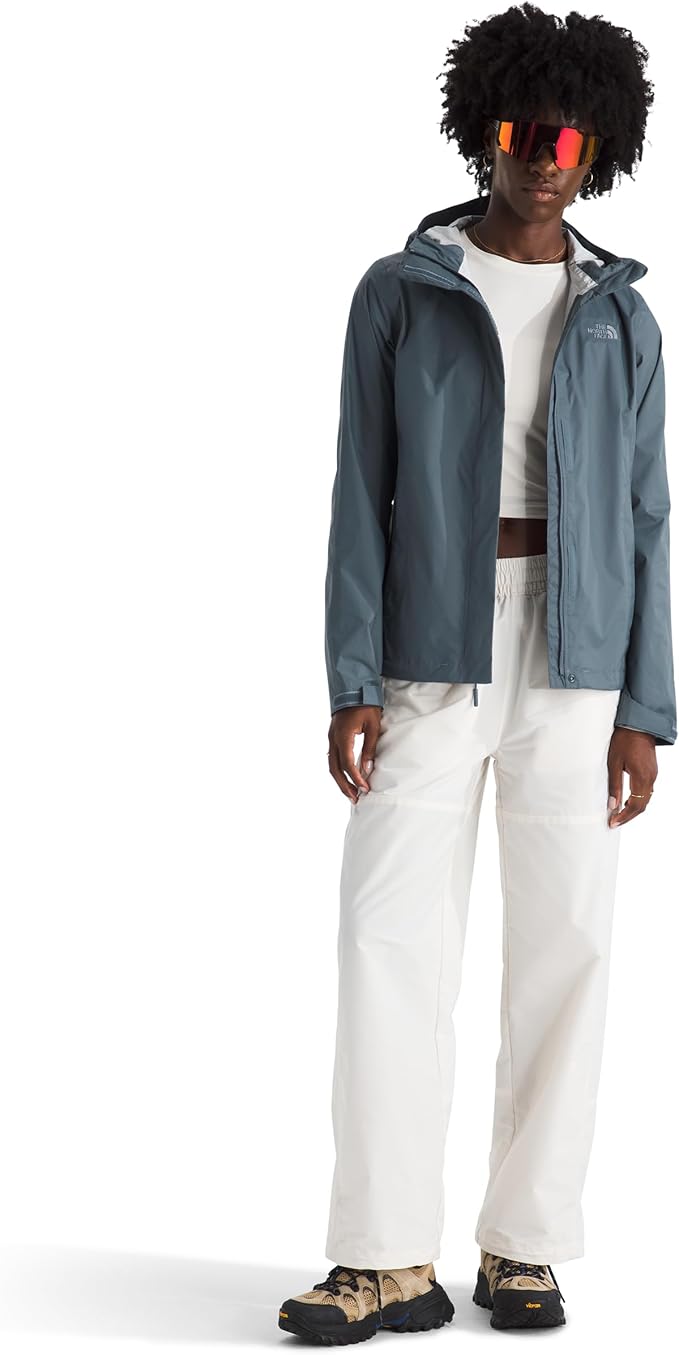 THE NORTH FACE Women's Venture 2 Waterproof Hooded Rain Jacket | Raincoat With Breathable Dryvent 2.5l Fabric, Pit-zips
