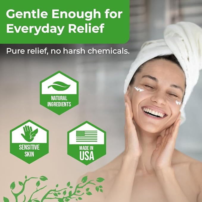 Wild Naturals Eczema & Psoriasis Cream for Dry, Itchy Skin + Manuka Honey Eczema and Psoriasis Body Wash – Organic, Natural Body Wash with Aloe Vera, Cehami, and Manuka Honey