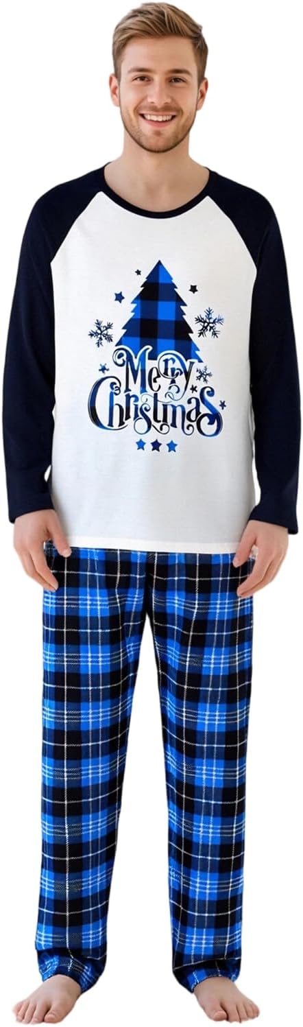 Christmas Family Pajamas Matching Sets, Matching Christmas Pjs For Family and Dog, Holidays Jammies Family Pjs Set