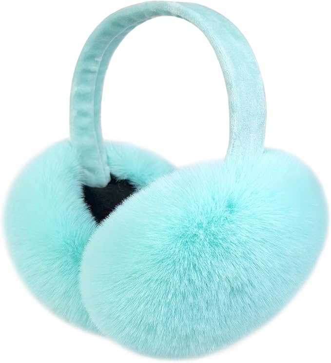 LCXSHYE Winter Ear muffs Faux Fur Warm Earmuffs Cute Foldable Outdoor Ear Warmers For Women Girls