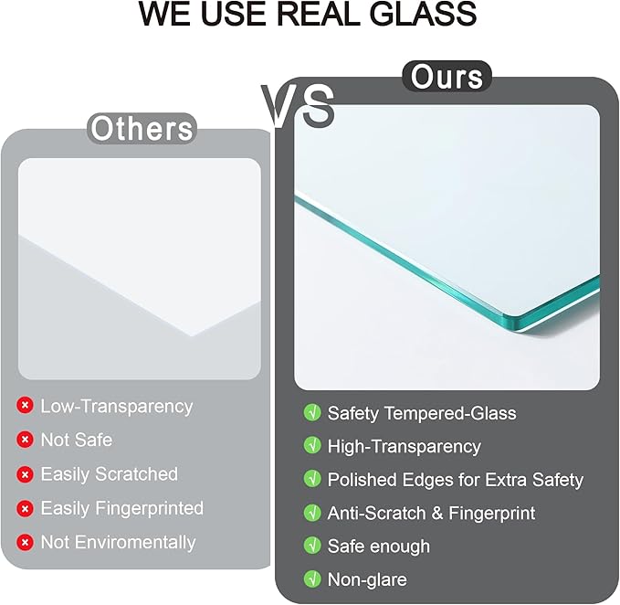 8x8 Picture Frame Set of 2, with Glass and Black Wood Frames, Display Collage Four Opening 3x3 With Mat or 8 x 8 Without Mat for Wall Hanging or Tabletop