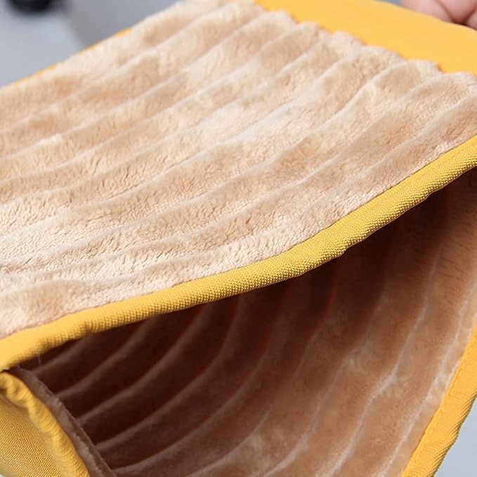 Warm Hamster Hammock House Mouse Rat Hanging Swing Bed Guinea Pig Cage Bedding Small Pet Animal Double Layer Cage Tent Hut Nest for Winter Mouse Rat Hamster Play Sleep
