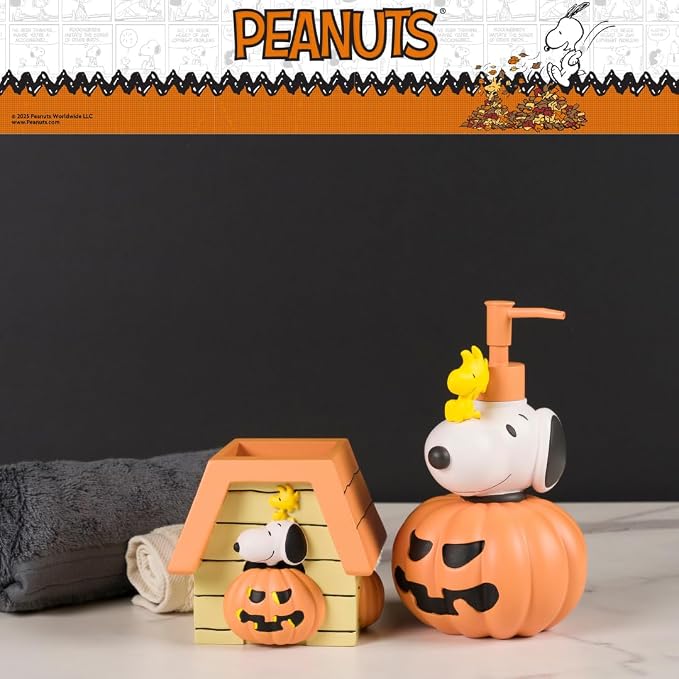 Peanuts Snoopy Toothbrush Holder - Makeup Brushes/Pens Tumbler, (Officially Licensed Product) by Franco