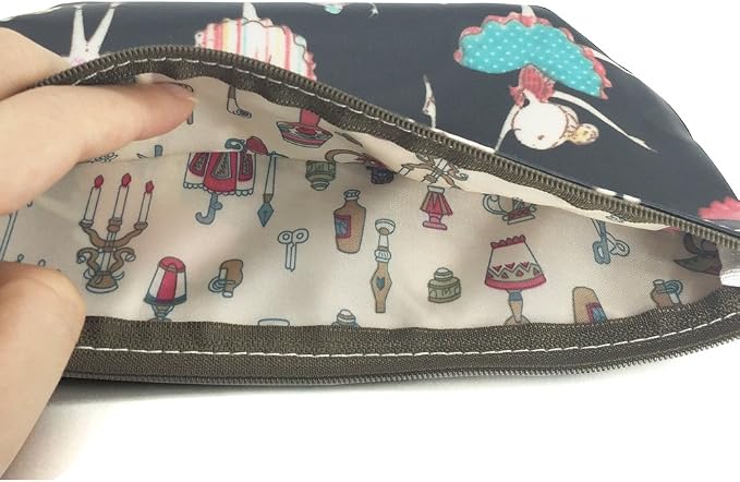 Hunger Ballet Girl Make-Up Cosmetic Tote Bag Carry Case, 14 Patterns (P11417010)