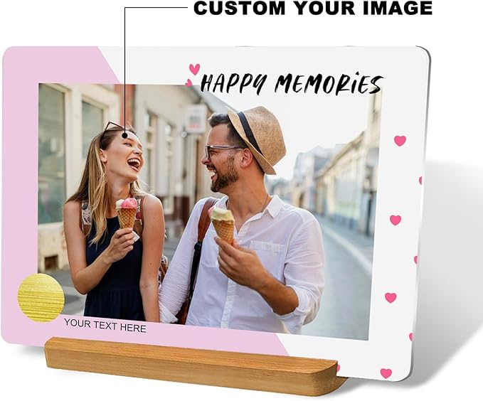 Custom Style Custom Metal Photo Prints,Customize Your own Picture Frame,Personalized Metal Picture Gift for Family and Lovers