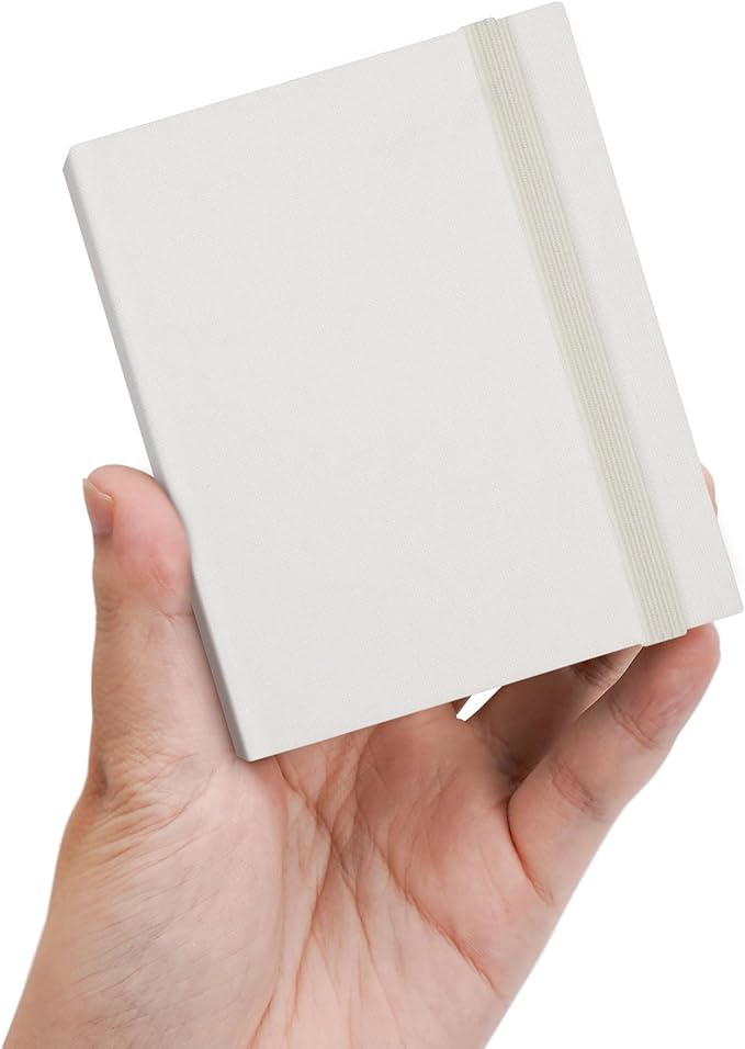 Vienrose Polaroid Photo Album Binding Cloth Photo Book for Instax Fuji 2 x3 Inch Photo Fits Fujifilm Mini 12 11 9 Snap PIC-300 52 Pockets 1 Pack, White