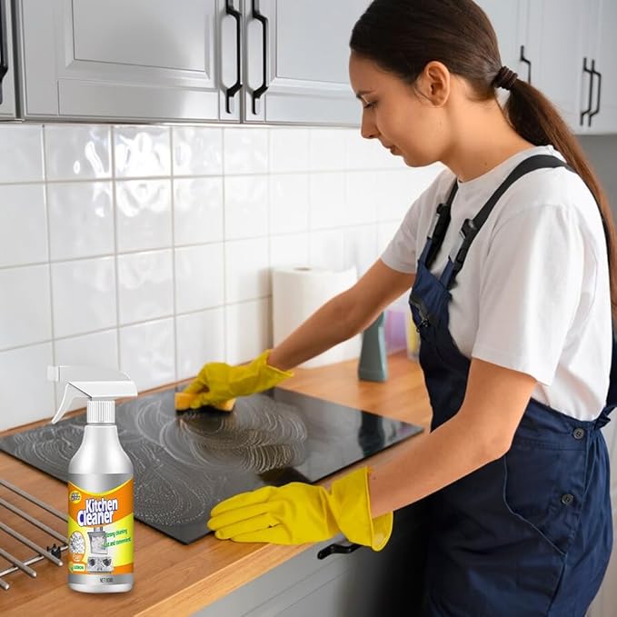 Kitchen Foam Cleaner, 2025 New All-Purpose Foam Spray for Stubborn Stains, Upgraded Multi-Purpose Cleaner for Pots and Pans (2PCS)