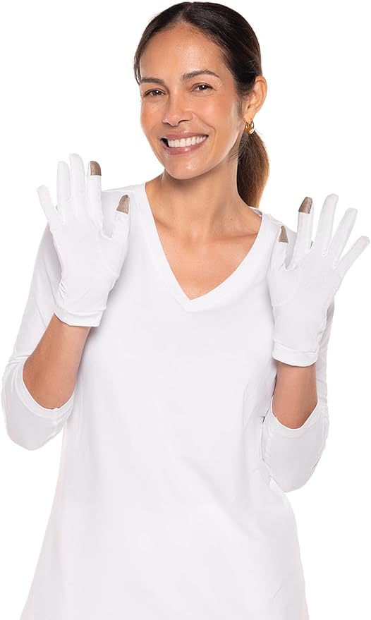 Coolibar Full Finger UV Sun Gloves - UPF 50+ Sun Protection - Gannett