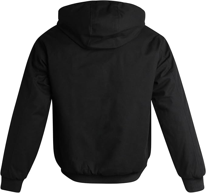 CANADA WEATHER GEAR Mens Winter Puffer Jacket - Heavyweight Insulated Ski Jacket Hooded Mens Coats Weather Resistant Coat